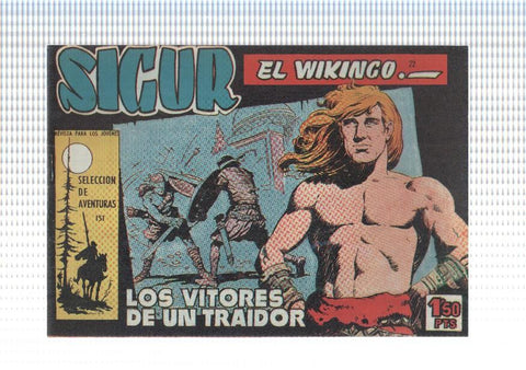 Facsimil: Sigur el Vikingo de Jose Ortiz numero 22: Los vitores de un traidor