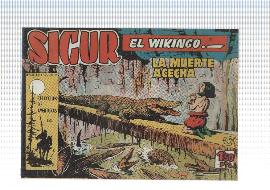 Facsimil: Sigur el Vikingo de Jose Ortiz numero 24: La muerte acecha