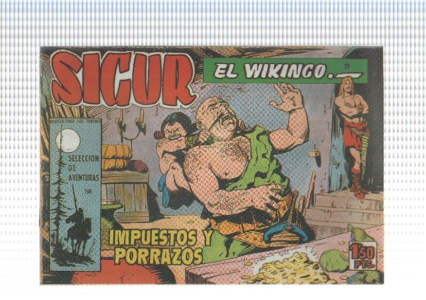 Facsimil: Sigur el Vikingo de Jose Ortiz numero 29: Impuestos y porrazos