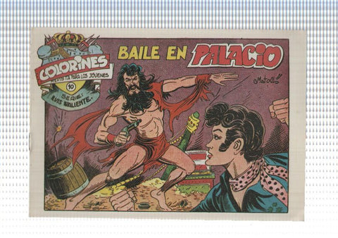 Facsimil: Luis Valiente de Matias Alonso numero 10: Baile en palacio