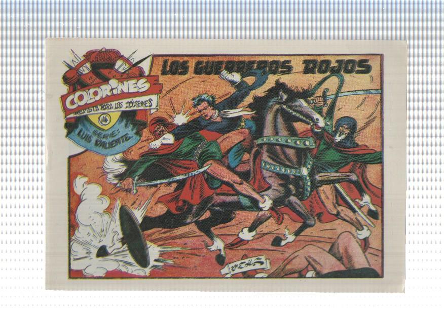 Facsimil: Luis Valiente de Matias Alonso numero 14: Los guerreros rojos