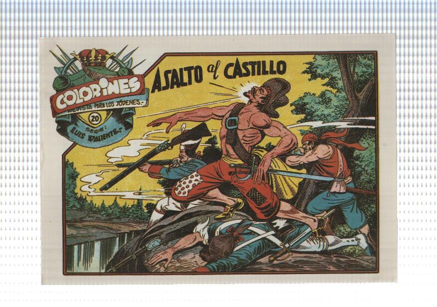 Facsimil: Luis Valiente de Matias Alonso numero 20: Asalto al castillo