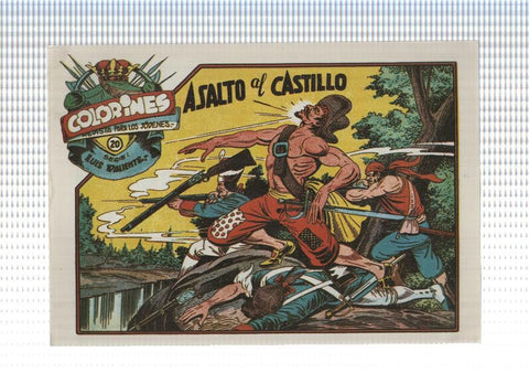 Facsimil: Luis Valiente de Matias Alonso numero 20: Asalto al castillo