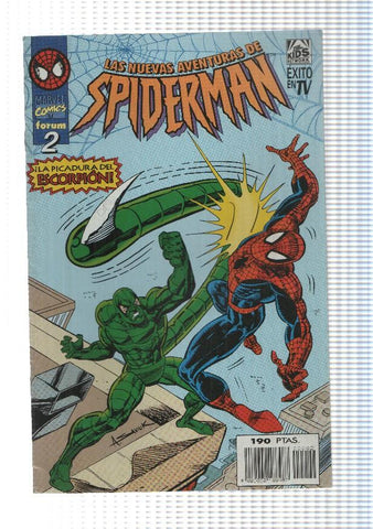 comic, forum: num 02 Las Nuevas Aventuras de Spiderman - El Aguijon del Escorpion