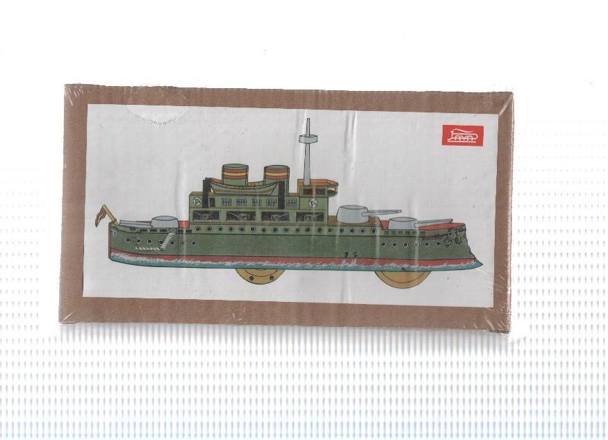 Figura: JUGUETE JAYA (Con precinto editorial): BARCO DE GUERRA (Replica Paya 1905)