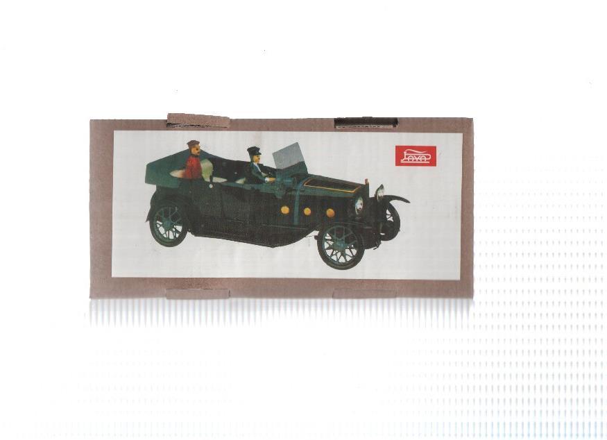 Figura: JUGUETE JAYA: COCHE ANTIGUO DESCAPOTABLE, AZUL MARINO (Replica Paya 1905)