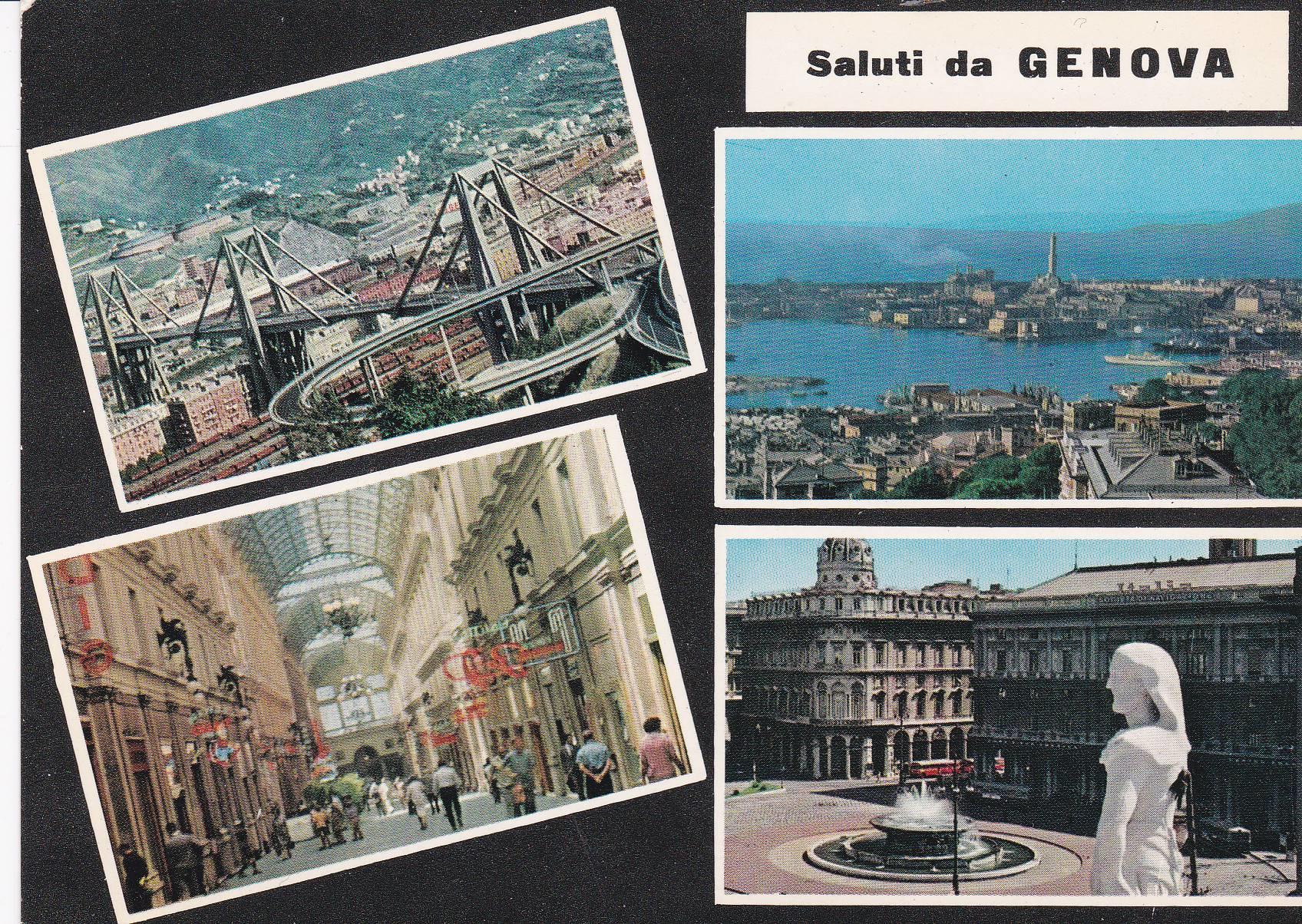 POSTAL B8601: GENOVA: EL PUERTO
