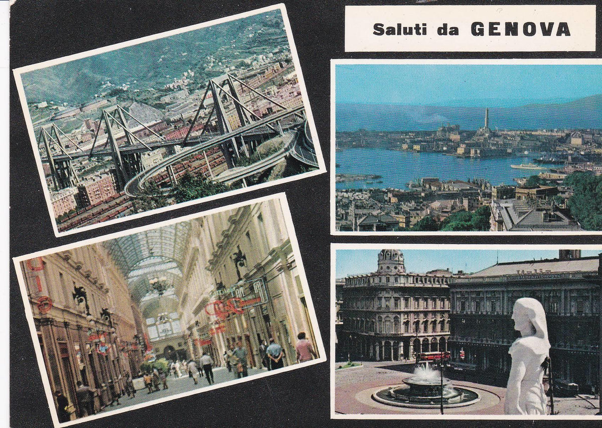 POSTAL B8601: GENOVA: EL PUERTO