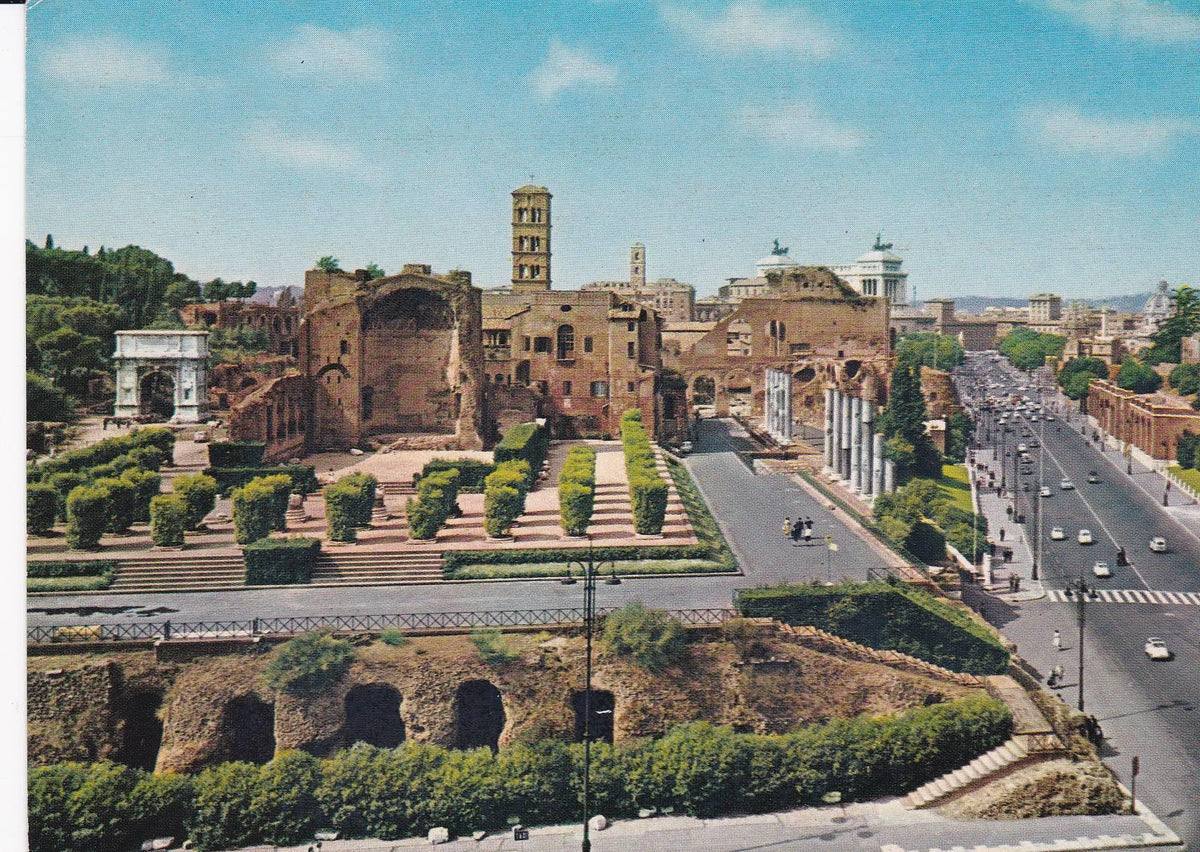 POSTAL B8613: ROMA: VIA DEI FORI IMPERIALI