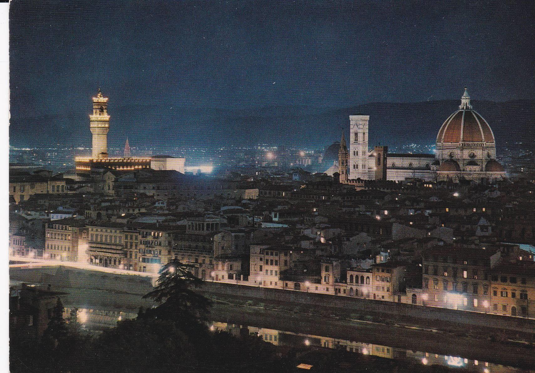 POSTAL B8614: FIRENZE: ENCANTO NOCTURNO