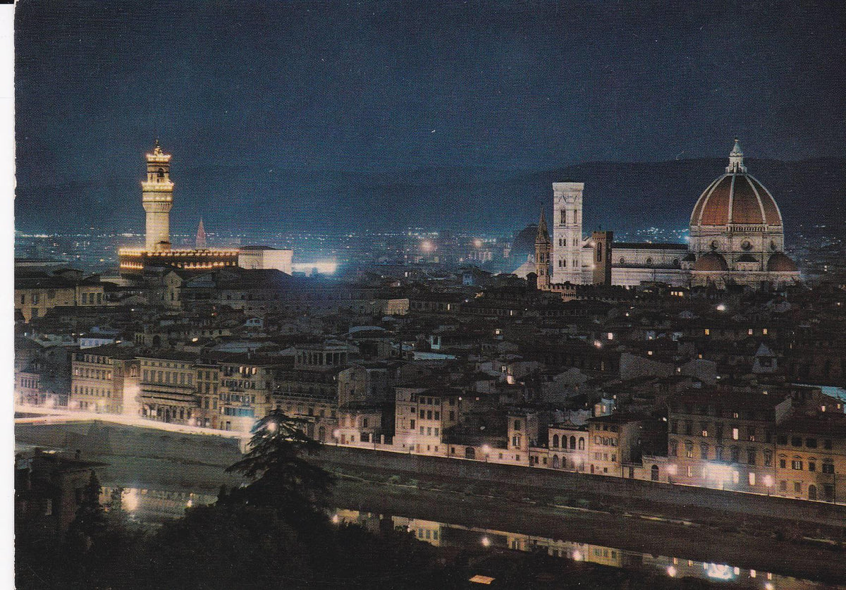 POSTAL B8614: FIRENZE: ENCANTO NOCTURNO