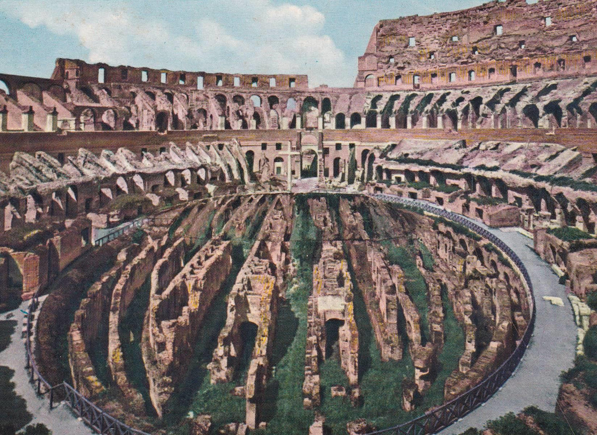 POSTAL B8624: ROMA: COLISEO ROMANO