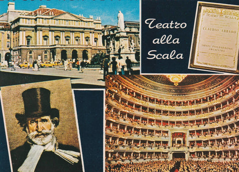 POSTAL B8633: ROMA: TEATRO ALLA SCALA
