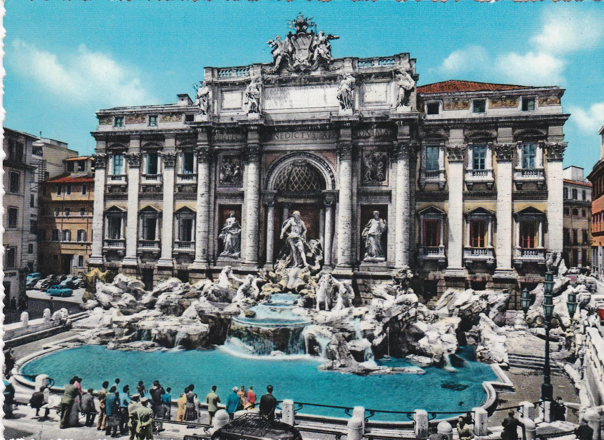 POSTAL B8634: ROMA: FONTANA DI TREVI