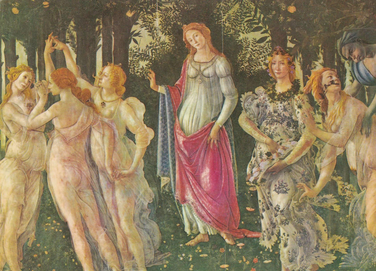 POSTAL B8643: BOTICELLI: LA PRIMAVERA