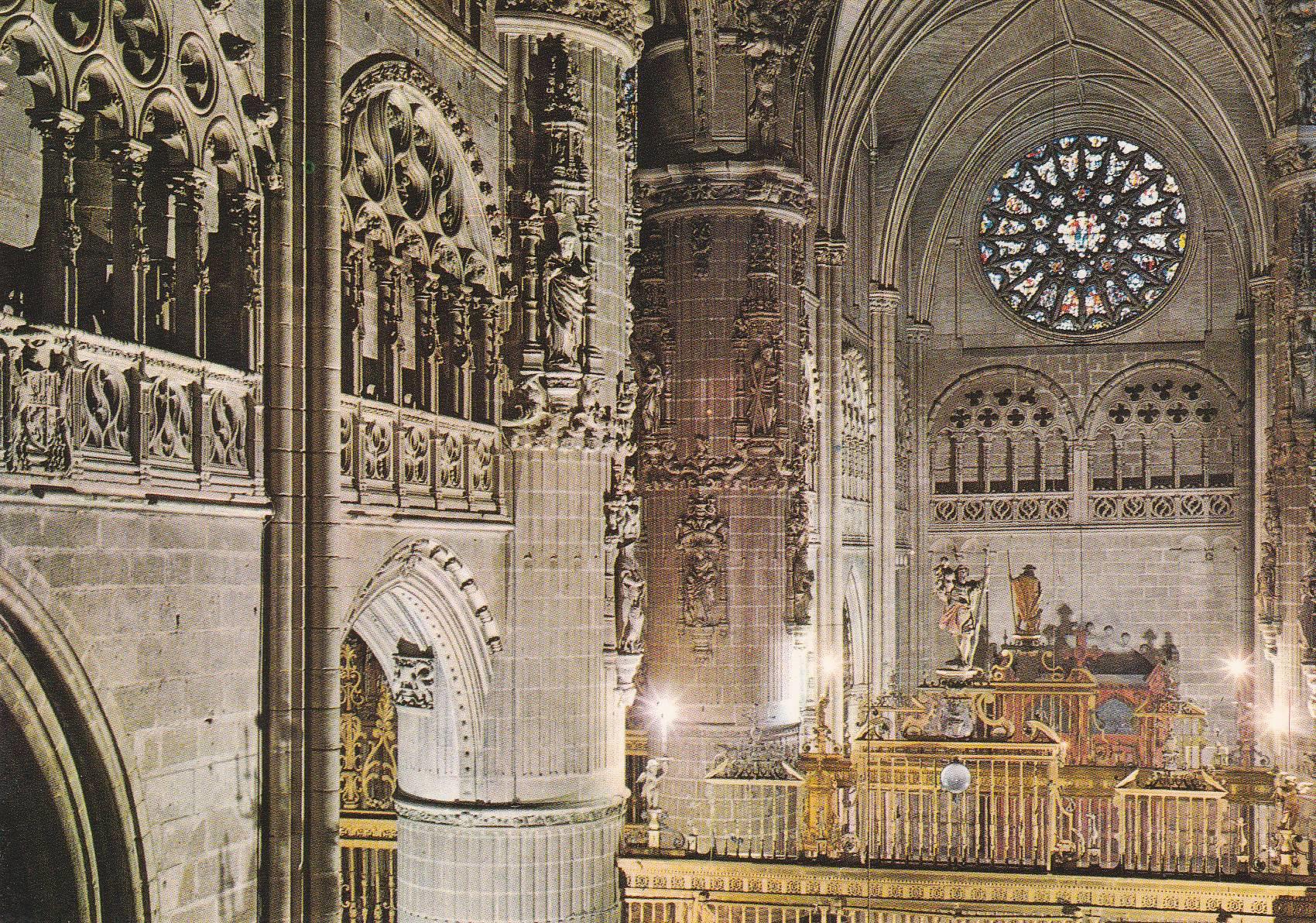 POSTAL B8650: BURGOS: TRIFORIOS