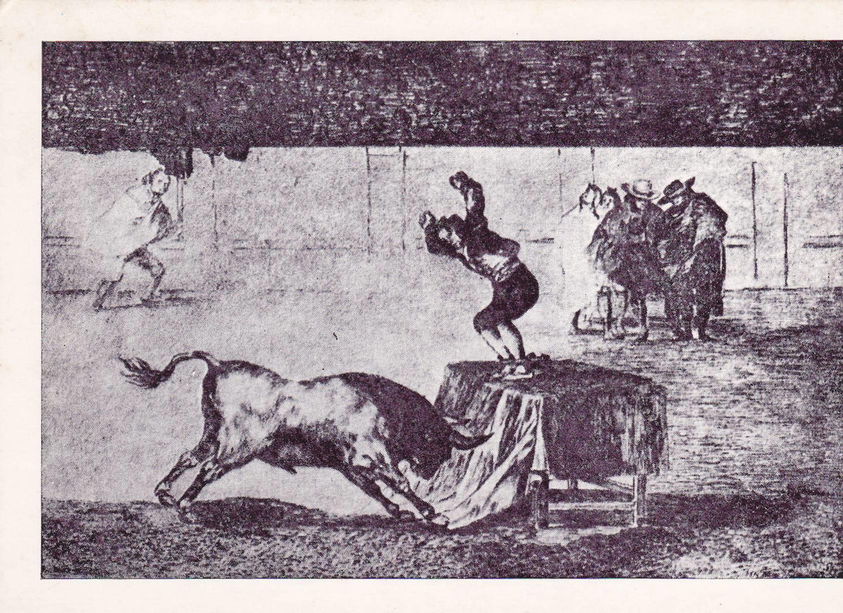 POSTAL B8653: GOYA: LA TAUROMAQUIA