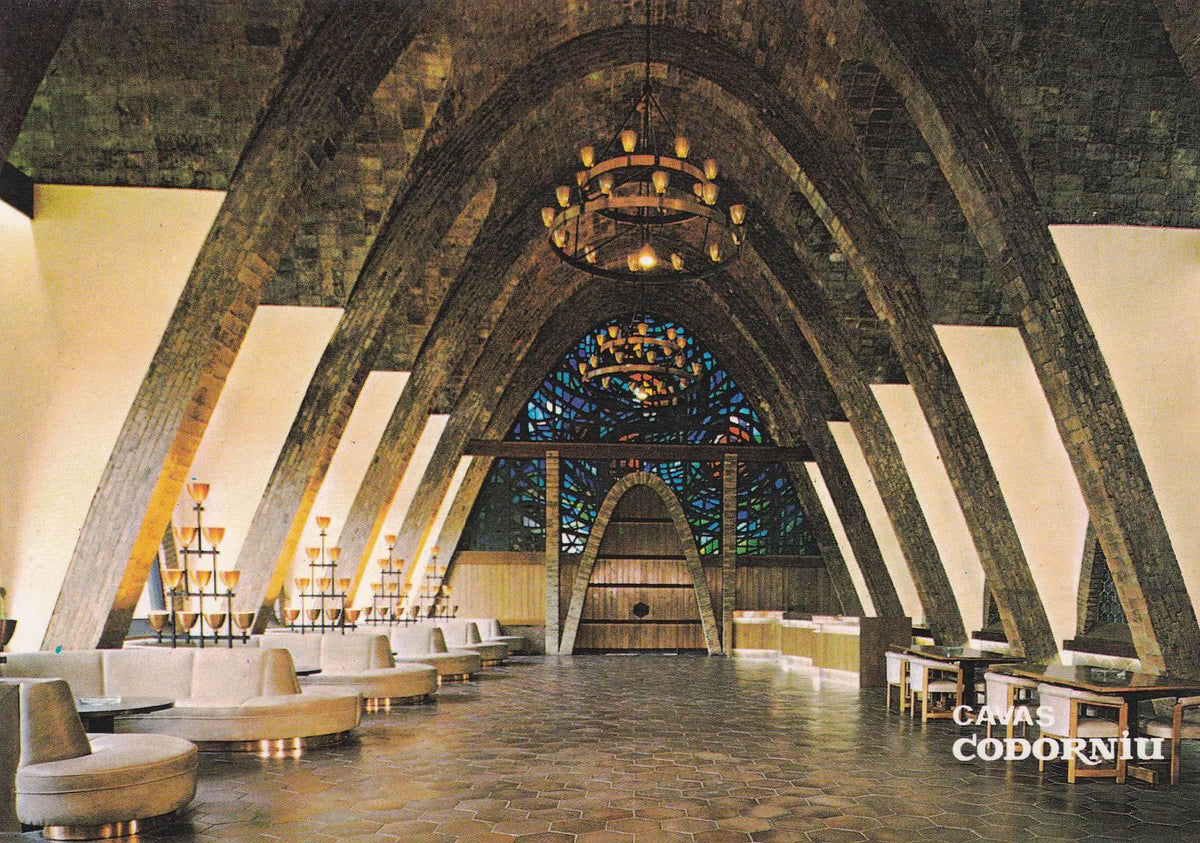 POSTAL B8658: CAVAS CODORNIU: SALA DE RECEPCION