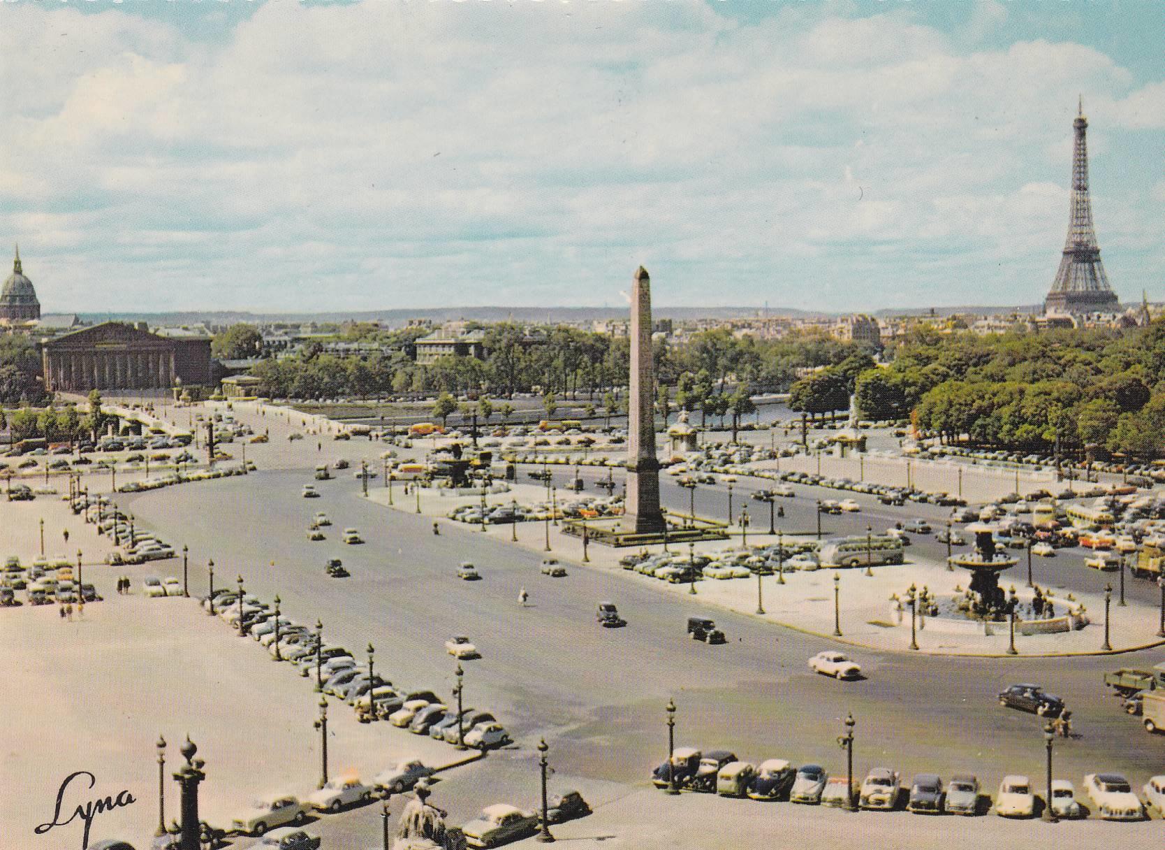POSTAL B8674: PARIS: PLAZA DE LA CONCORDIA