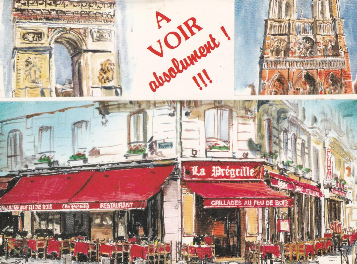 POSTAL B8676: RESTAURANTE: LA PREGRILLE