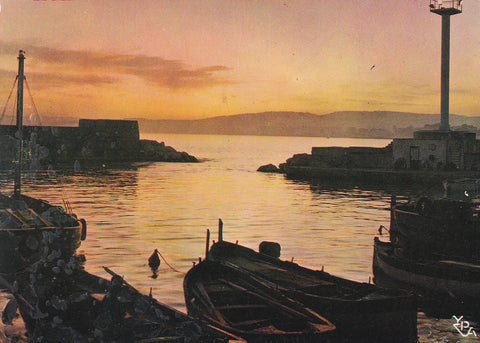 POSTAL B8679: COSTA AZUL: PUESTA DE SOL