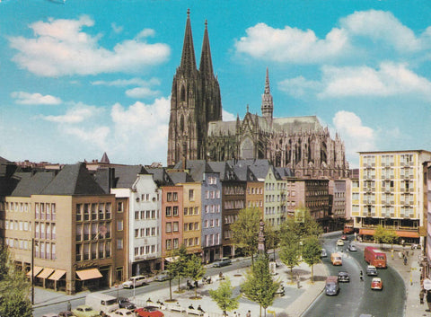 POSTAL B8693: KOLN: ALTER MARKT UND DOM