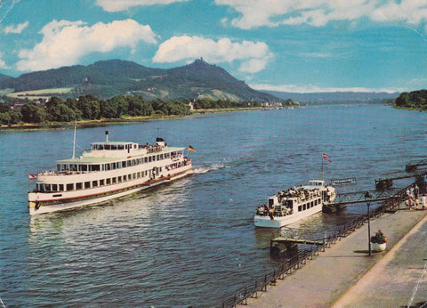 POSTAL B8700: BAD GODESBERG AM RHEIN: RHINE QUAY