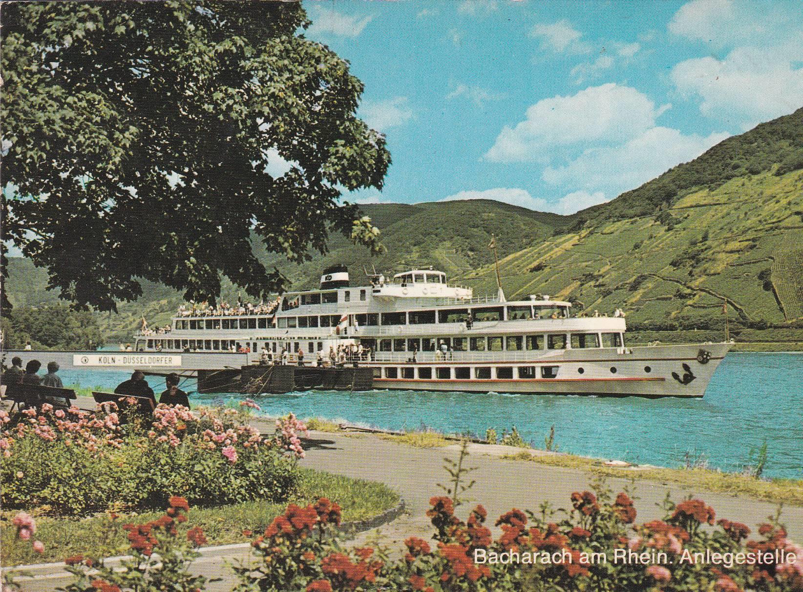 POSTAL B8704: MUNIC: BACHARACH AM RHEIN
