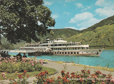 POSTAL B8704: MUNIC: BACHARACH AM RHEIN