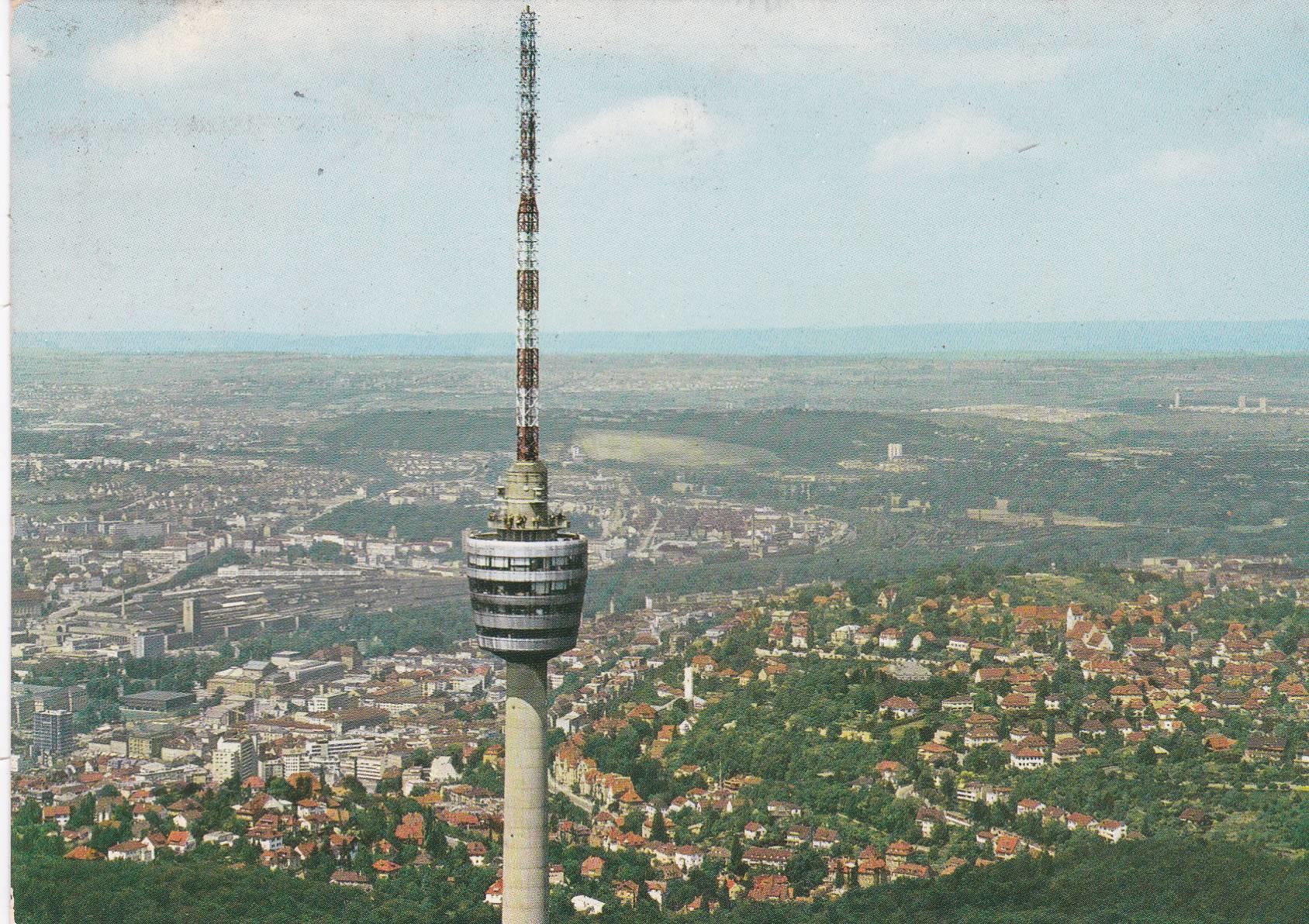 POSTAL B8711: STUTTGART: FERNSEHTURN
