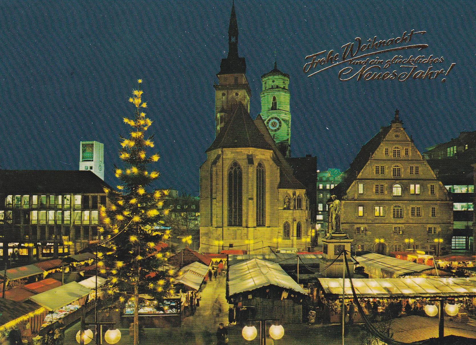 POSTAL B8714: STUTTGART: SCHILLERPLATZ