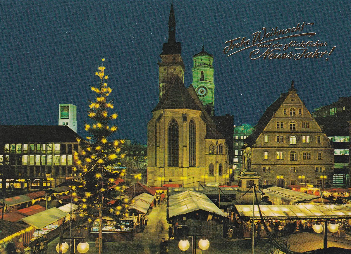 POSTAL B8714: STUTTGART: SCHILLERPLATZ