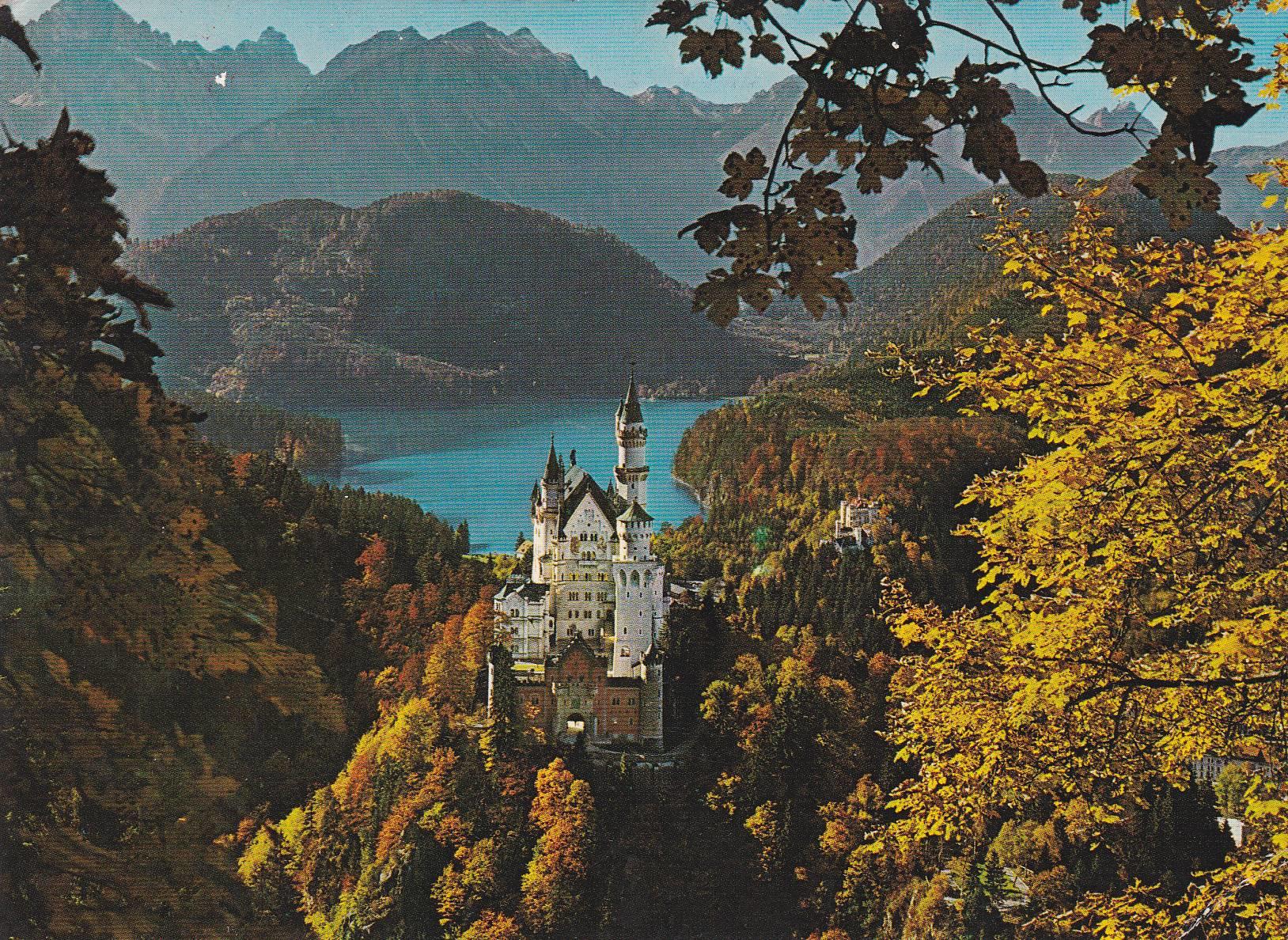 POSTAL B8715: SCHWANGAU: CASTILLO NEUSCHWANSTEIN
