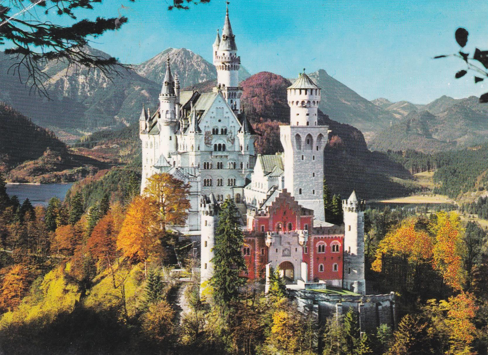 POSTAL B8719: SCHWANGAU: CASTILLO NEUSCHWANSTEIN