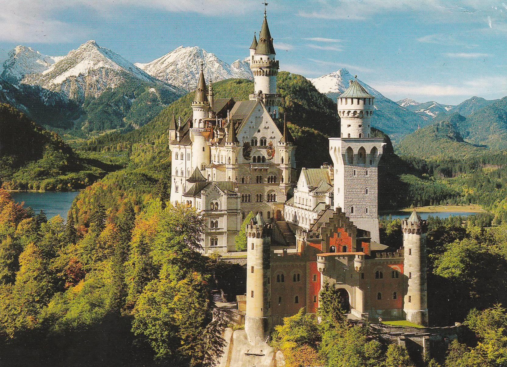 POSTAL B8720: SCHWANGAU: CASTILLO NEUSCHWANSTEIN