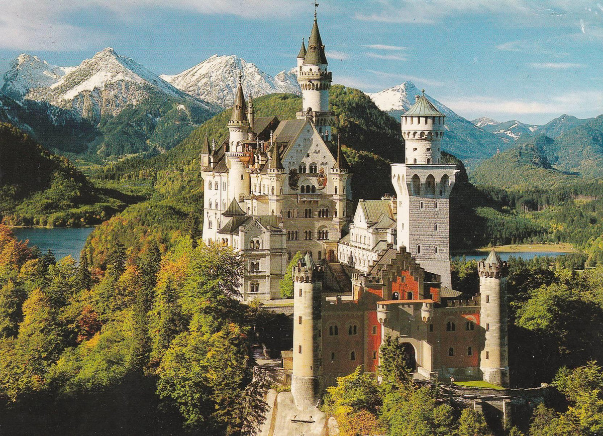 POSTAL B8720: SCHWANGAU: CASTILLO NEUSCHWANSTEIN