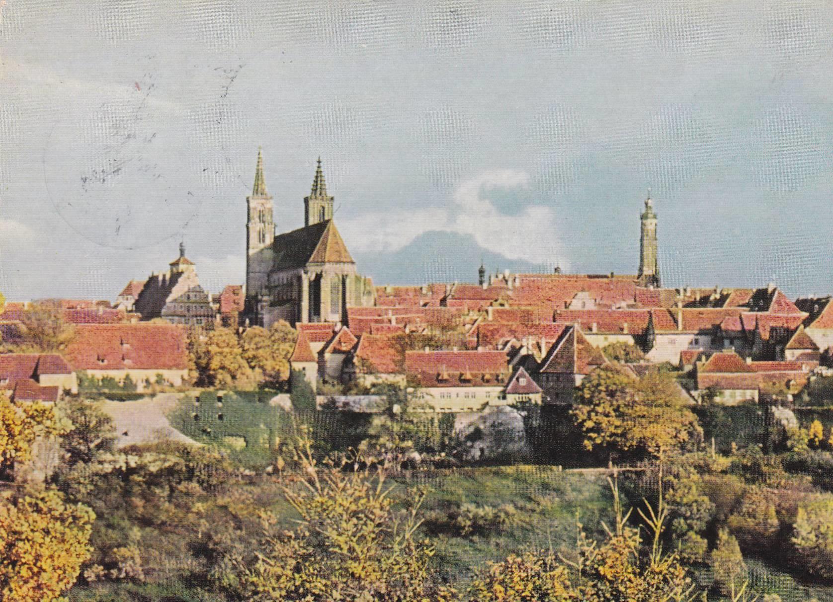 POSTAL B8723: ROTENBURGO: GESAMTANSICHT