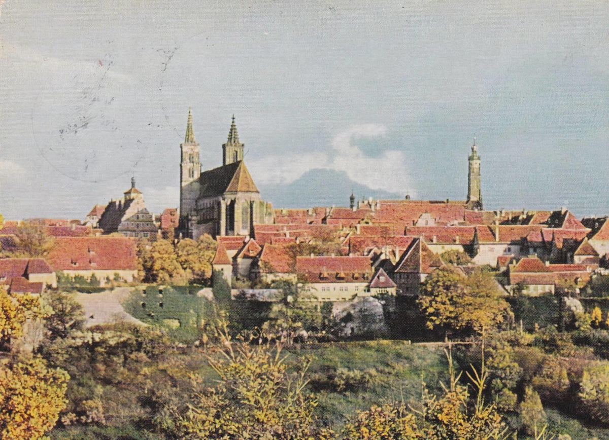 POSTAL B8723: ROTENBURGO: GESAMTANSICHT