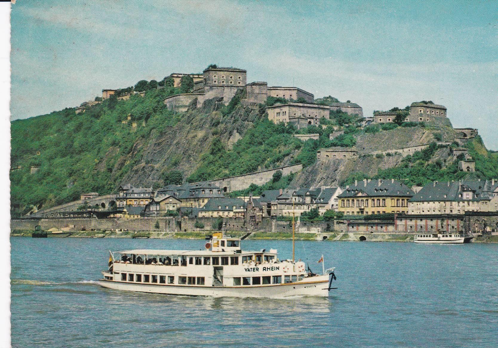 POSTAL B8724: MUNIC: EHRENBREITSTEIN AM RHEIN