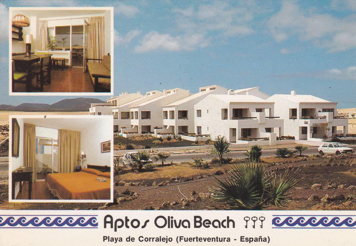 POSTAL B8727: FUERTEVENTURA: APTOS OLIVA BEACH