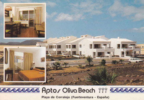 POSTAL B8727: FUERTEVENTURA: APTOS OLIVA BEACH
