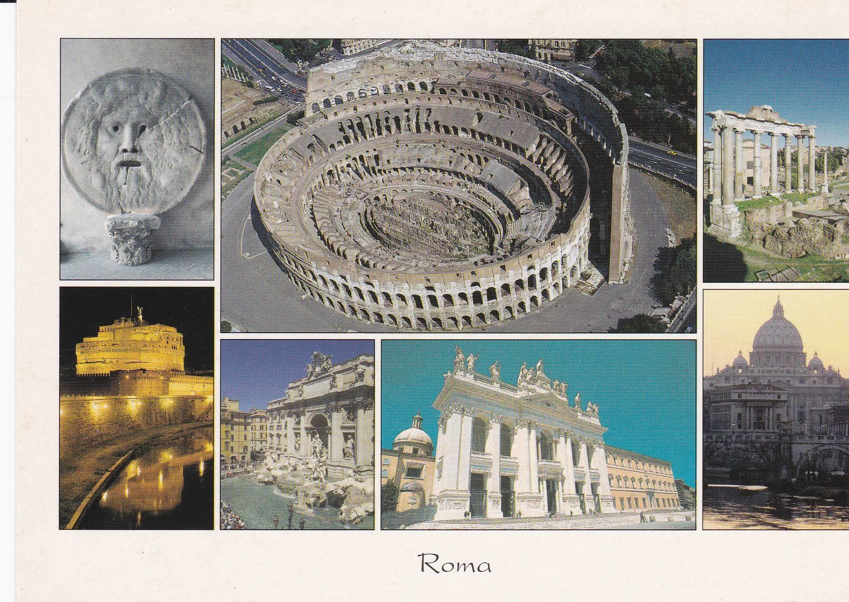 POSTAL B8734: ROMA: DIVERSOS ASPECTOS