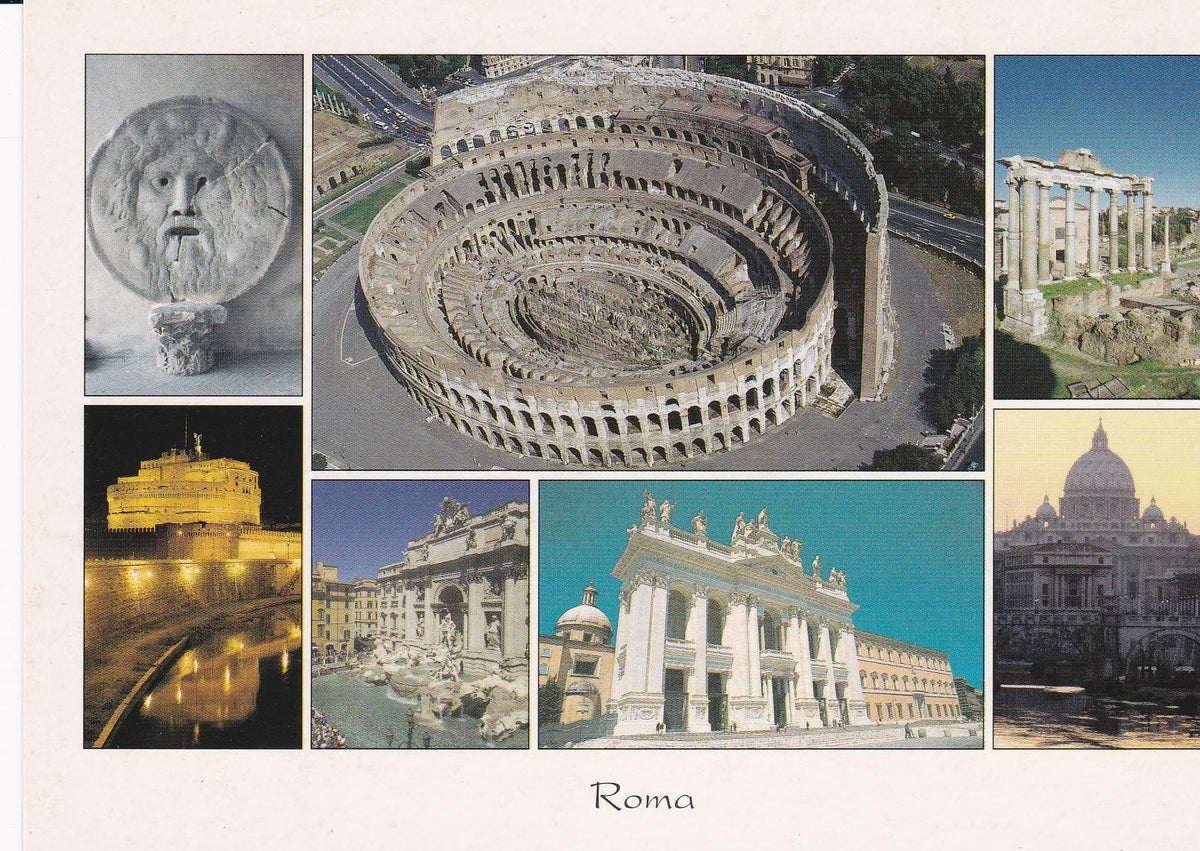 POSTAL B8734: ROMA: DIVERSOS ASPECTOS