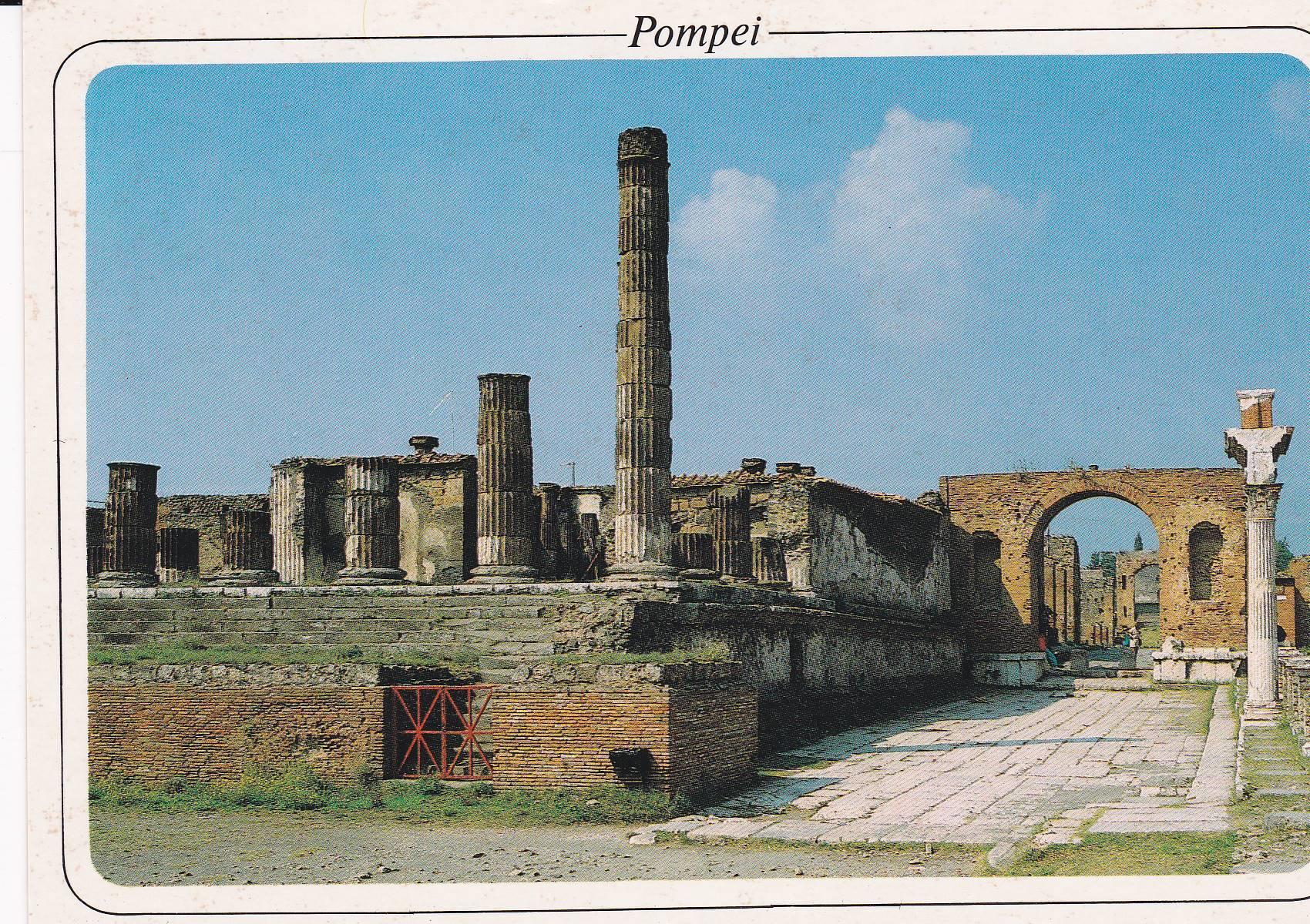 POSTAL B8738: POMPEYA: TEMPLO DE GIOVE