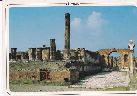 POSTAL B8738: POMPEYA: TEMPLO DE GIOVE