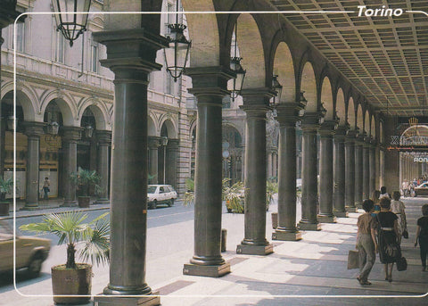 POSTAL B8751: TORINO: PORTICOS DE LAS CALLES DE ROMA