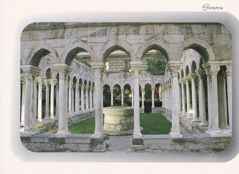 POSTAL B8754: GENOVA: CLAUSTRO DE SAN ANDREAS