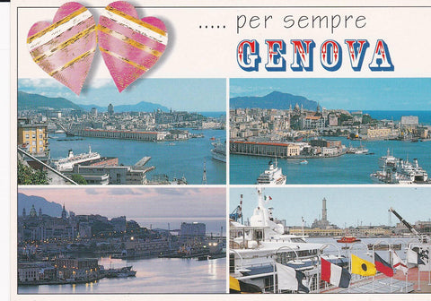 POSTAL B8756: GENOVA: DIVERSOS ASPECTOS