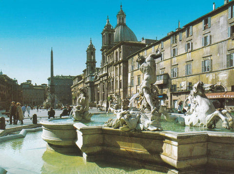 POSTAL B8775: ROMA: PLAZA NAVONA