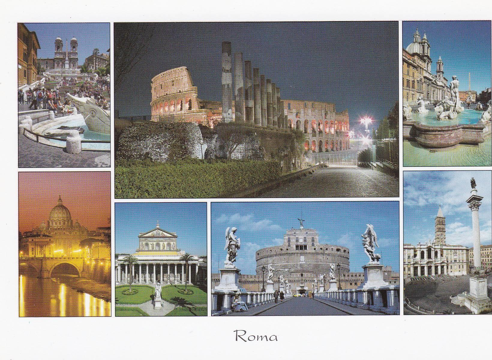 POSTAL B8776: ROMA: DIVERSOS ASPECTOS